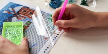 Diamentowy haft jako narzędzie do terapii zajęciowej i rehabilitacji